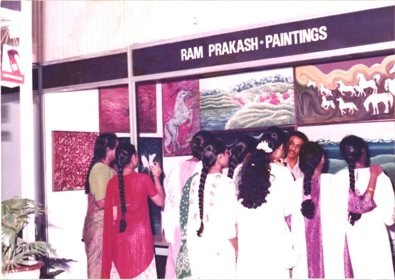 Solo Show by A.B.Ramprakash in 1995 at Suguna Hall, Coimbatore.